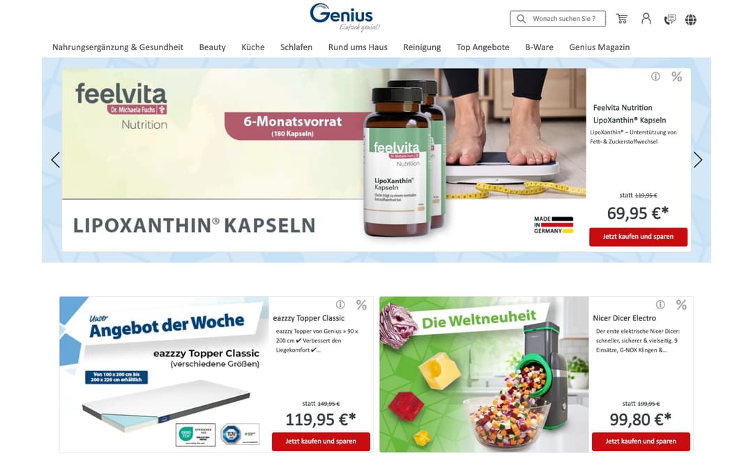 GENIUS Shop